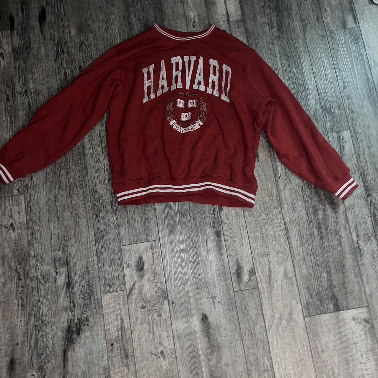 Red Harvard Sweater #studious #harvard #streetwear - Depop