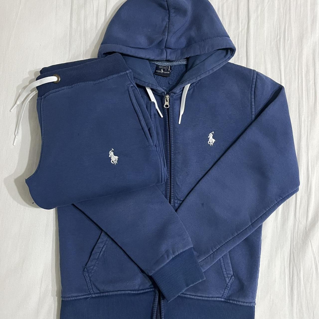 Ralph Lauren tracksuit Label says S fits XS -... - Depop