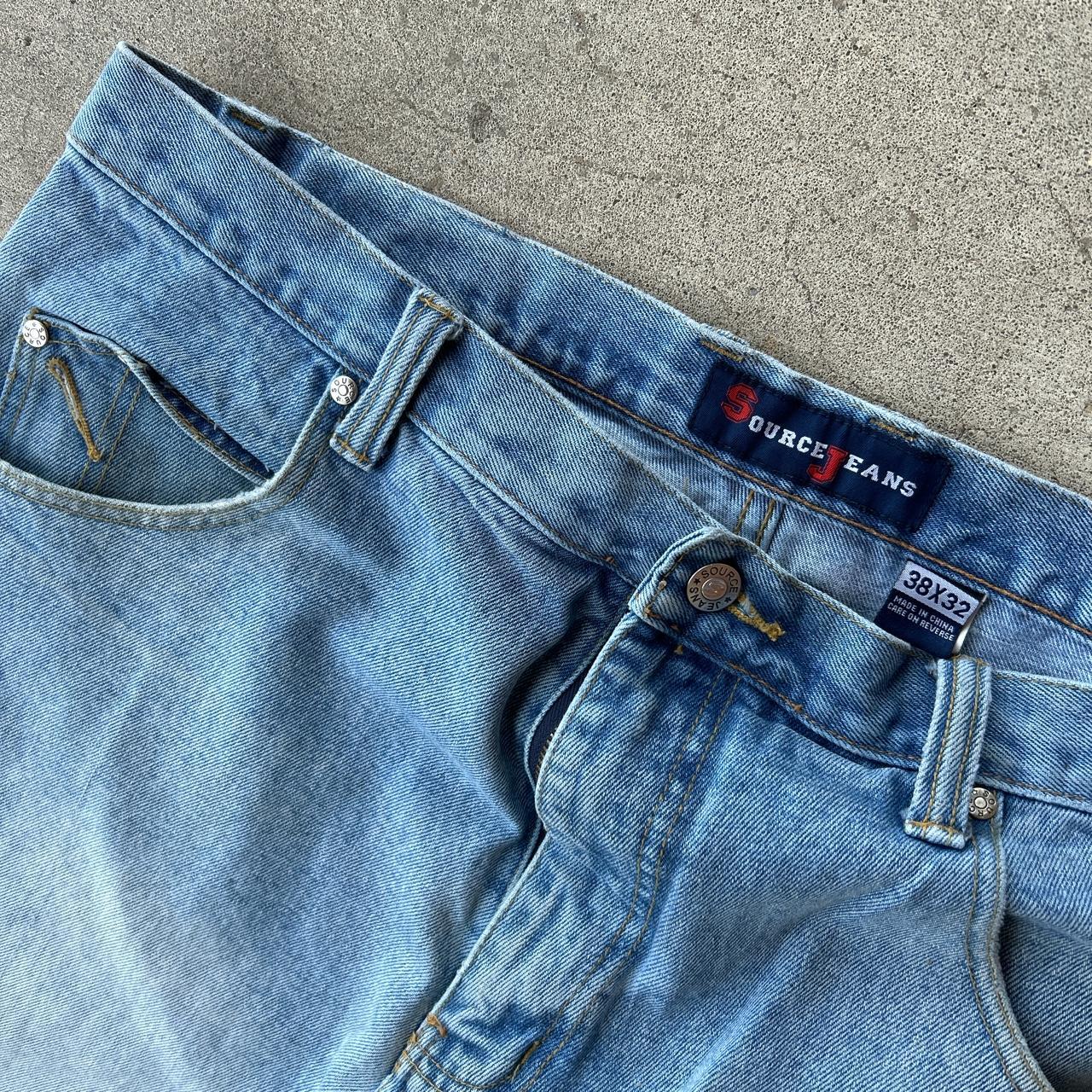 Y2K Baggy Wide-leg Skater Denim. Super Sick Baggy... - Depop