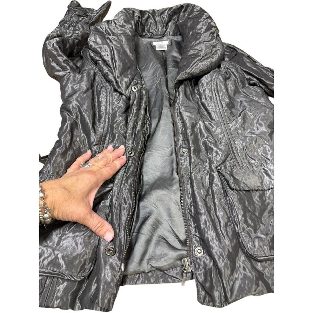 Cache Women's Jacket - Silver - M – "CACHE" Silve… - image 6