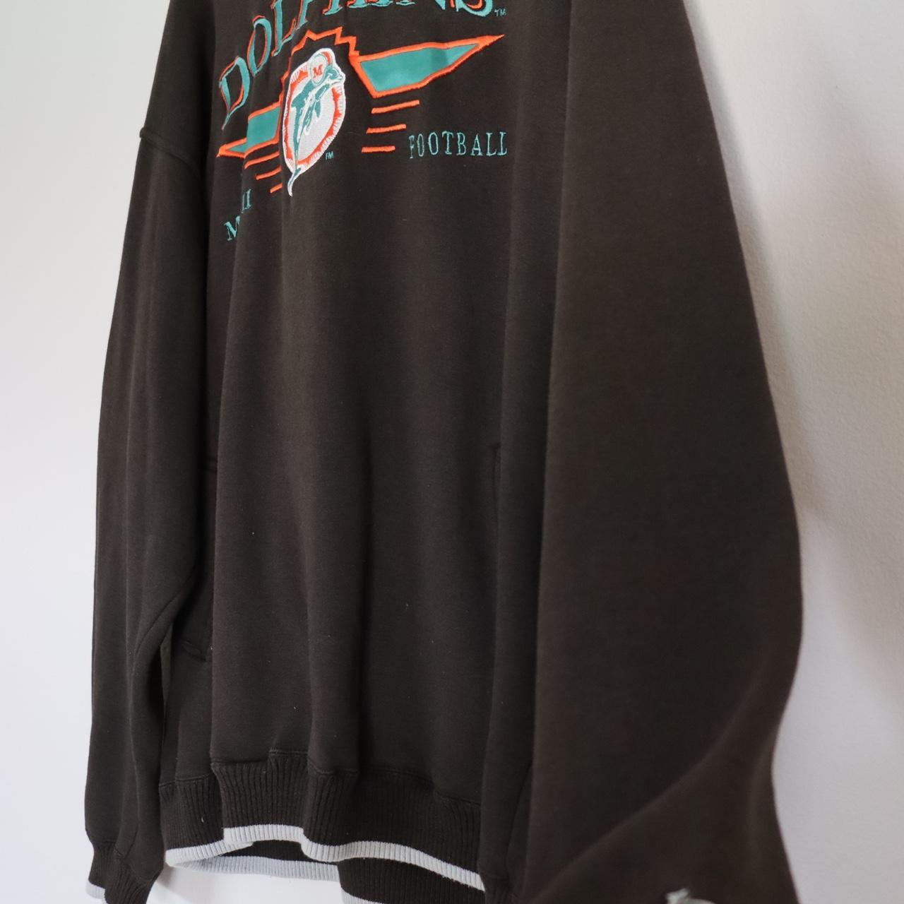 Vintage Y2K Miami Dolphins Hoodie Size: Large - Depop