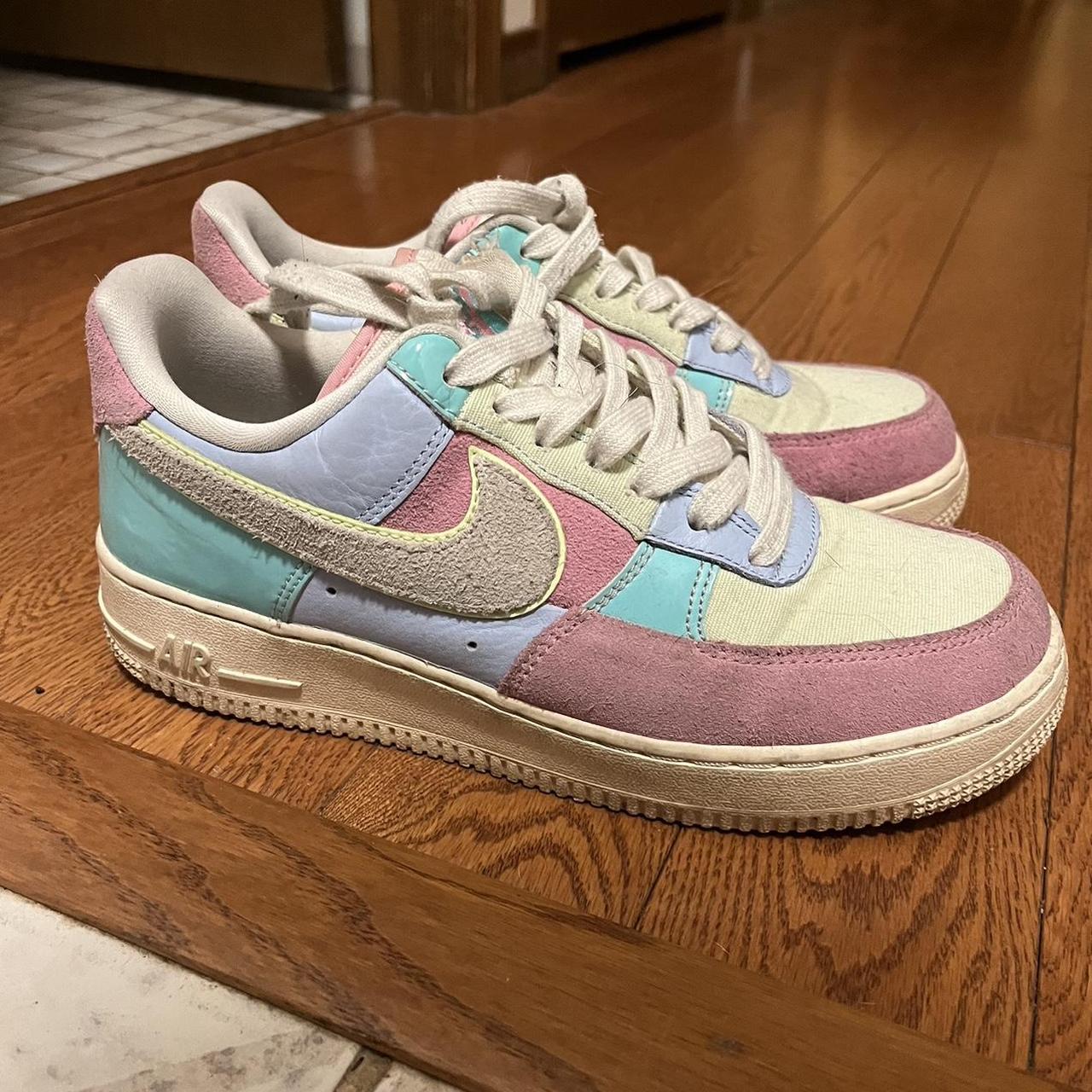 Nike Air Force 1 Low Spring Patchwork Easter. Depop