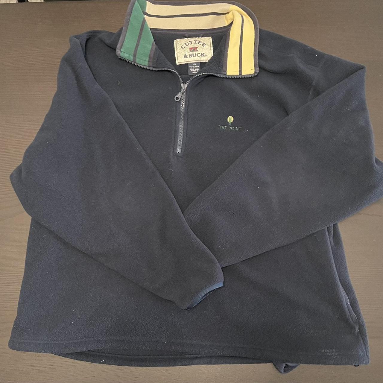 Cutter and Buck half Zip Fleece Size L True to size Depop
