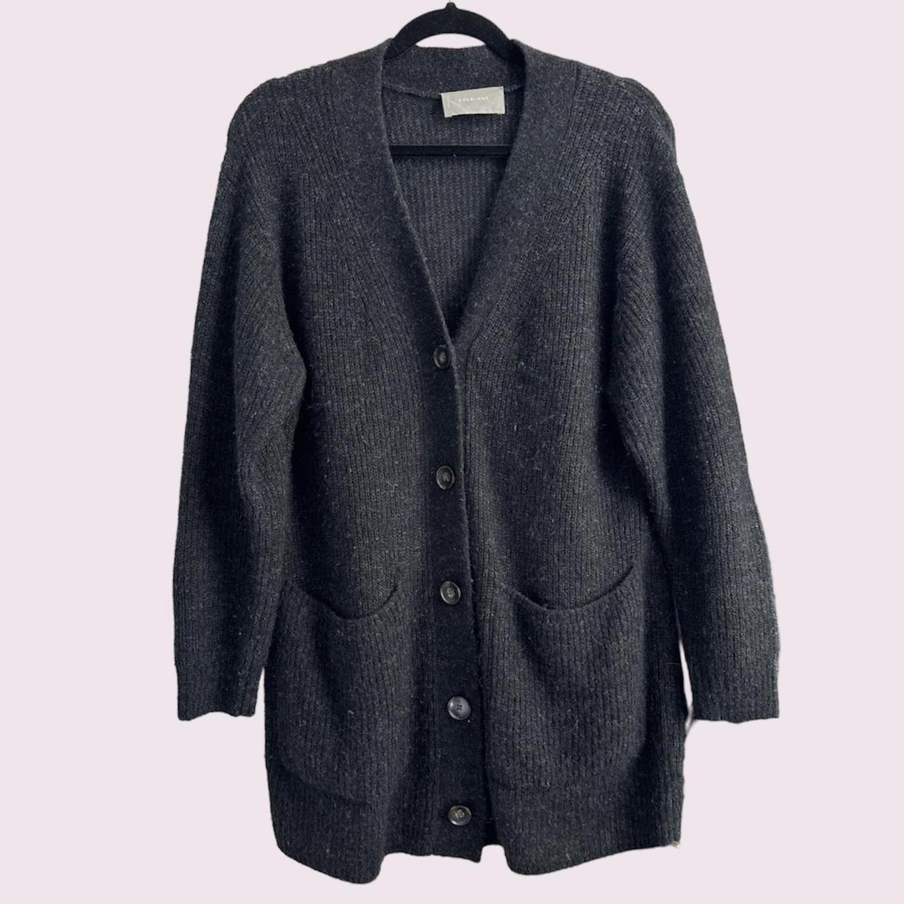 Everlane Women S Grey Cardigan Depop