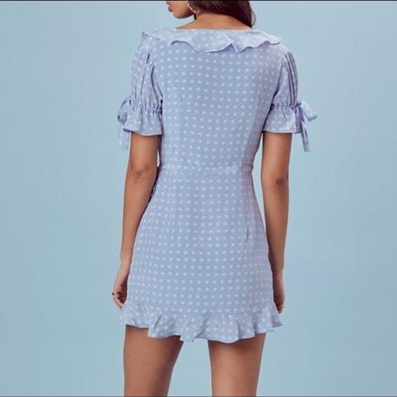 For love and lemons sweetheart wrap dress sale