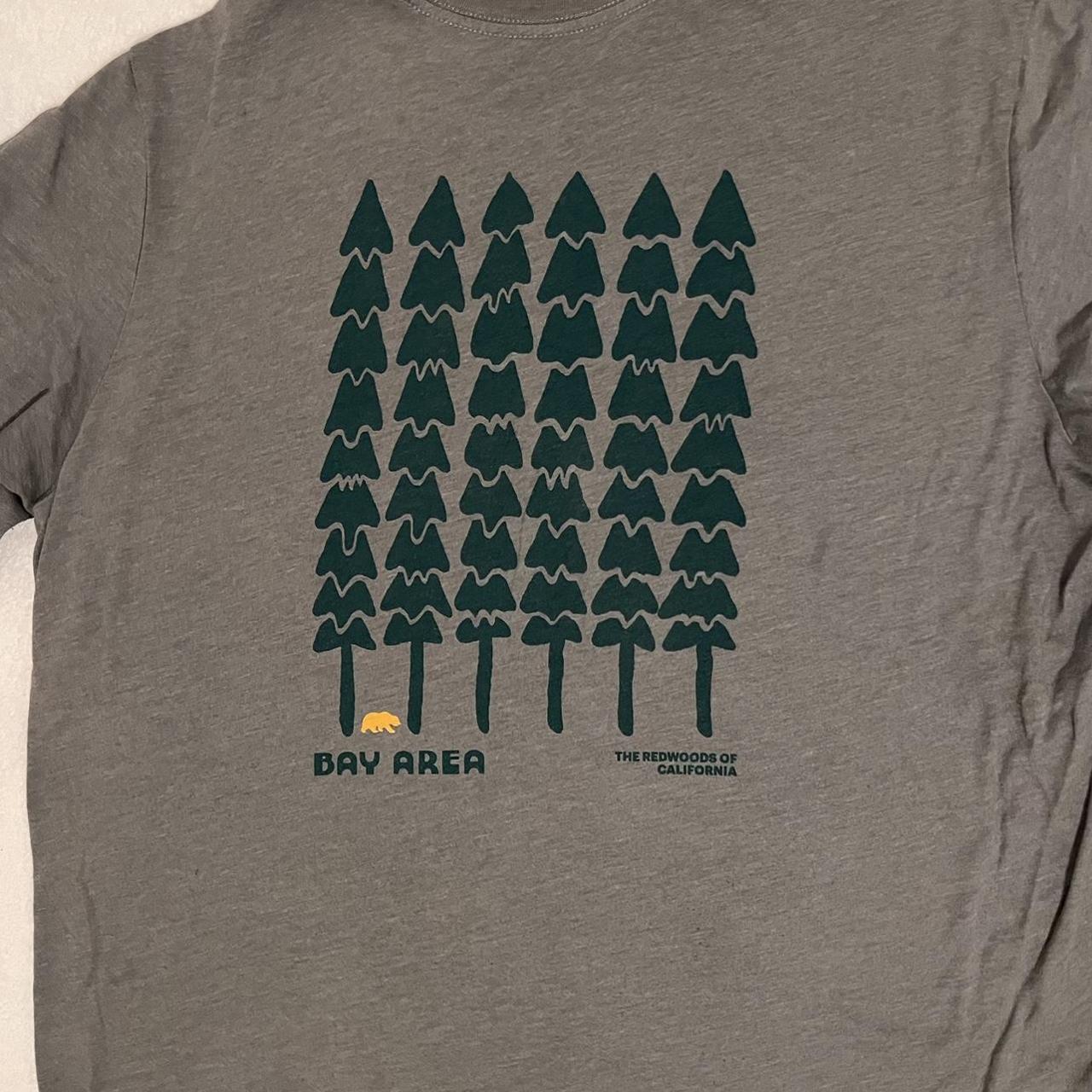 REI Coop Men's Grey and Green Tshirt Depop