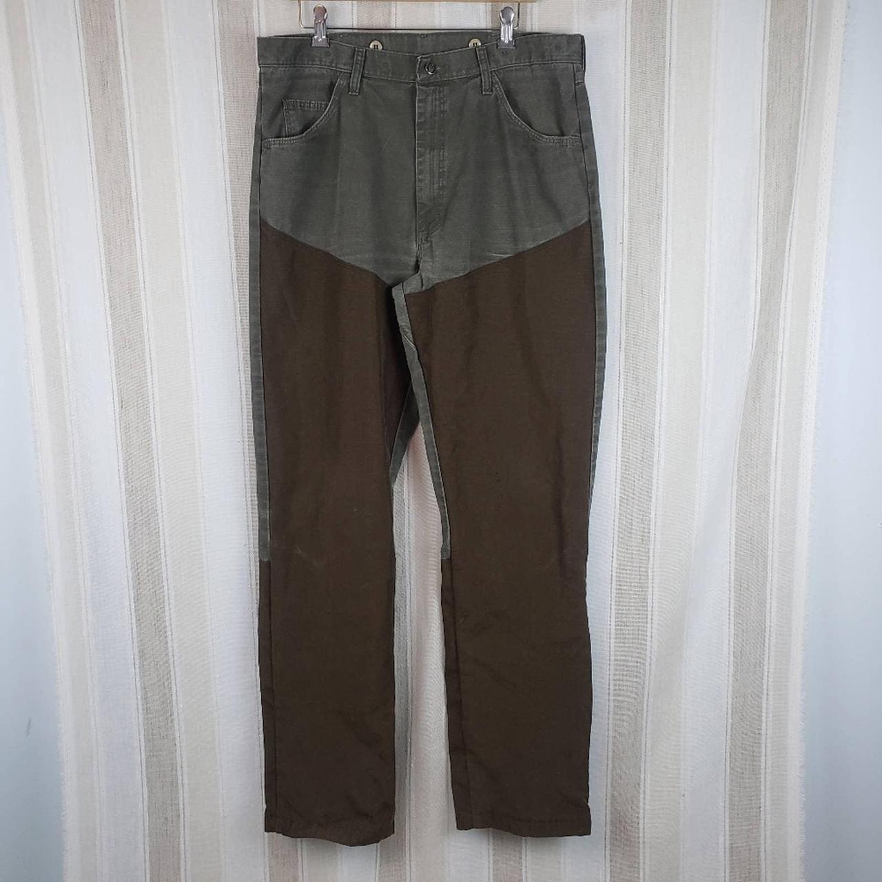 Wrangler Pro Gear Canvas Jeans Green Size 36x36 Very... - Depop