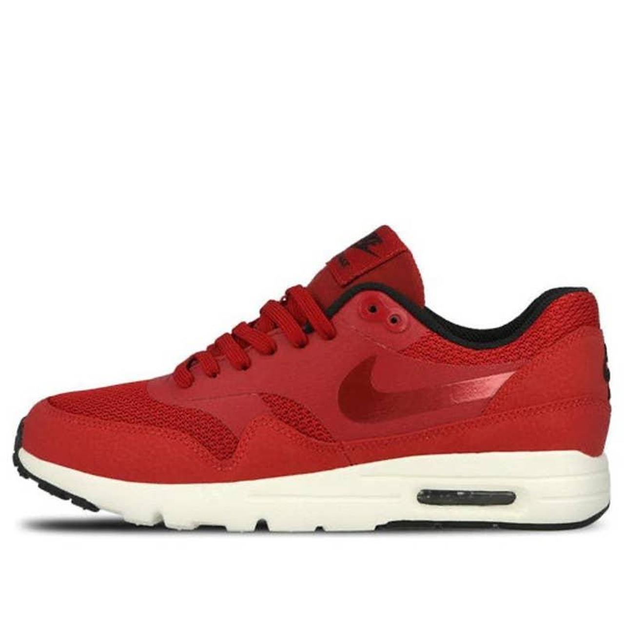 ladies red nike air max trainers