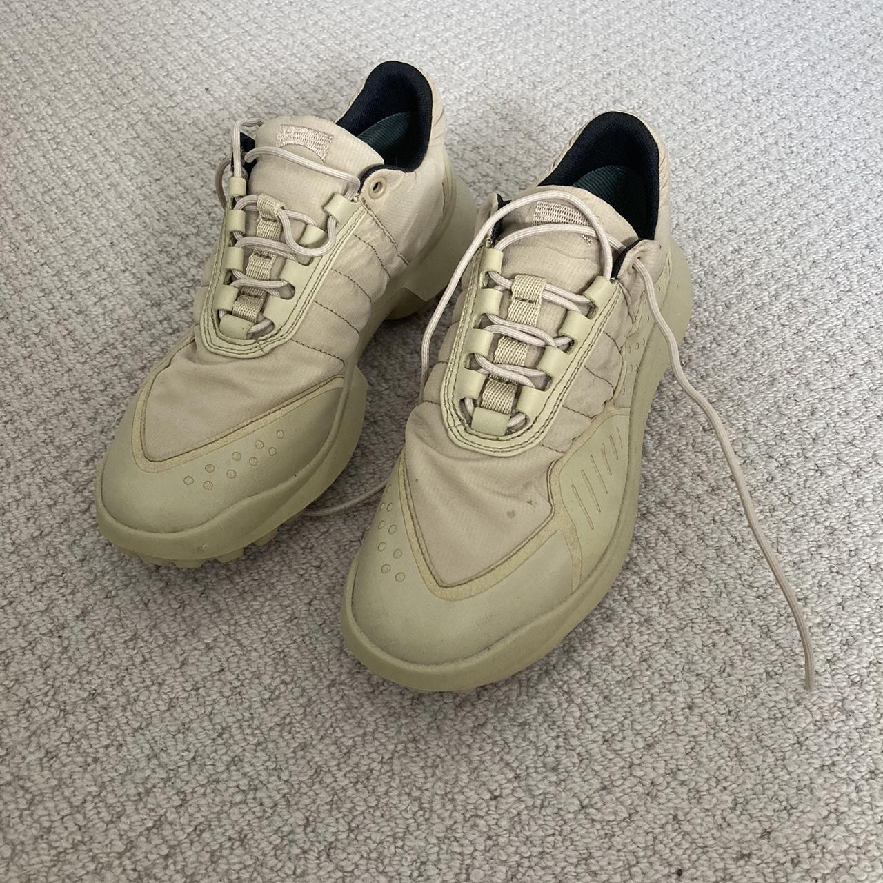 Great pair of camper Gortex trainers in beige. Never... - Depop