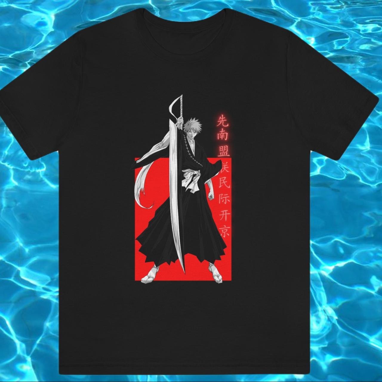 Ichigo kurosaki Bleach anime T shirt birthday... - Depop