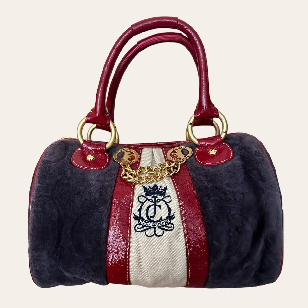 🍒Vintage Juicy Couture Shoulder Bag🍒 navy blue... Depop