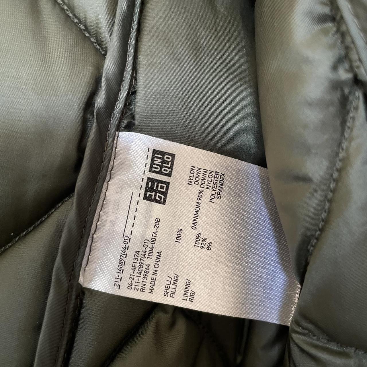 UNIQLO quilted bomber jacket shell Khaki / Army | Depop