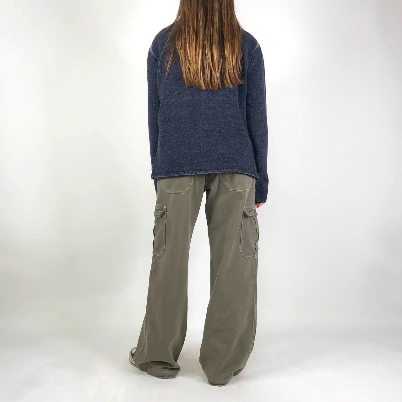 Vintage 90s navy sweater! Labeled a size large would... - Depop