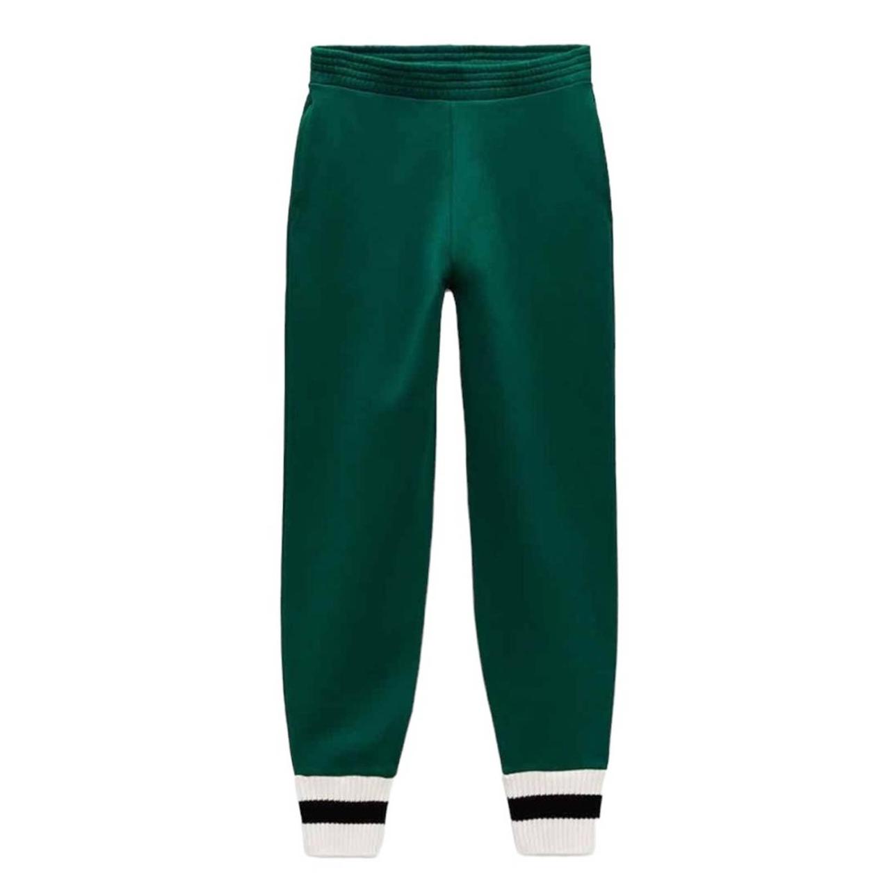 Zara Combination Plush Jersey Jogging Trousers Size