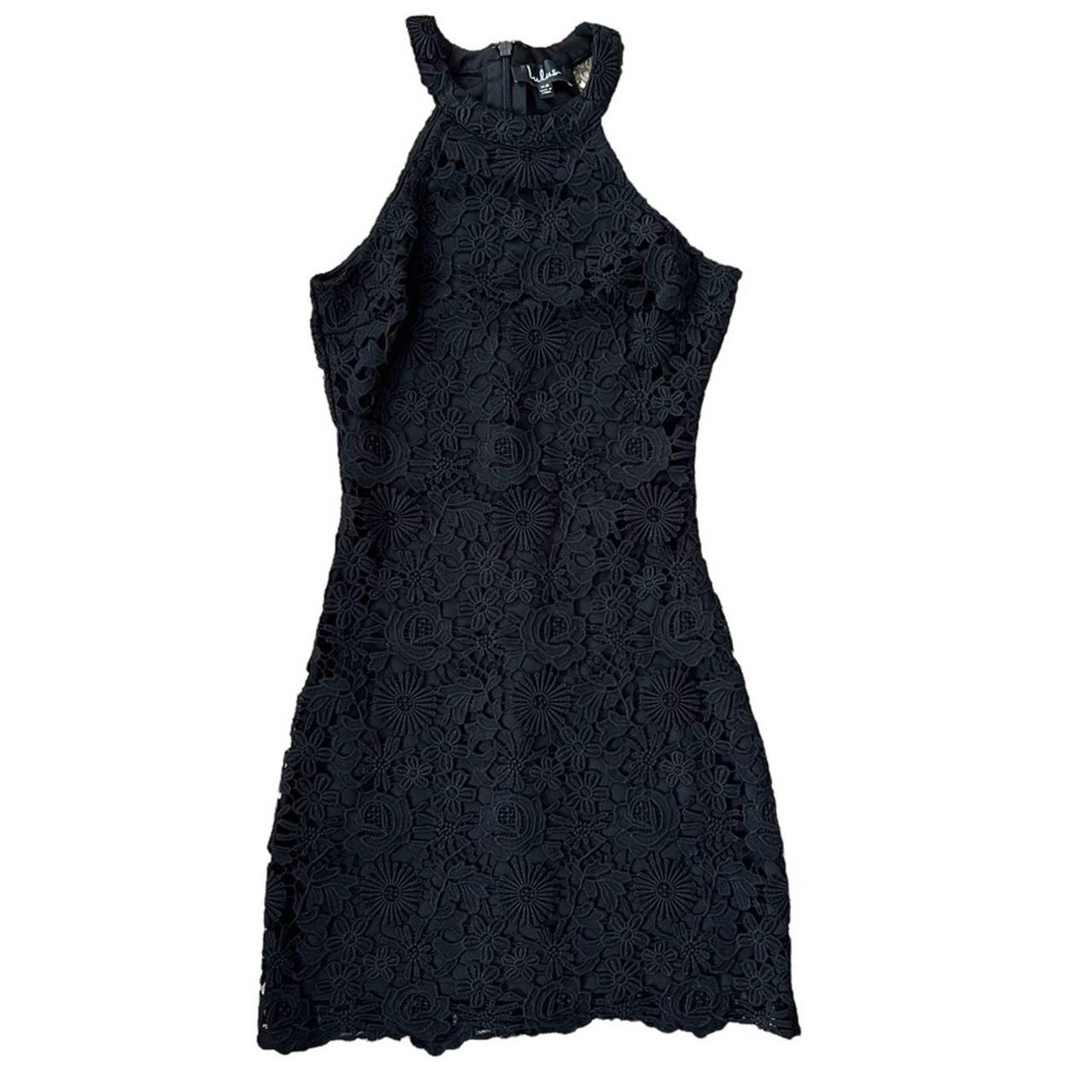 Love poem black lace hot sale dress