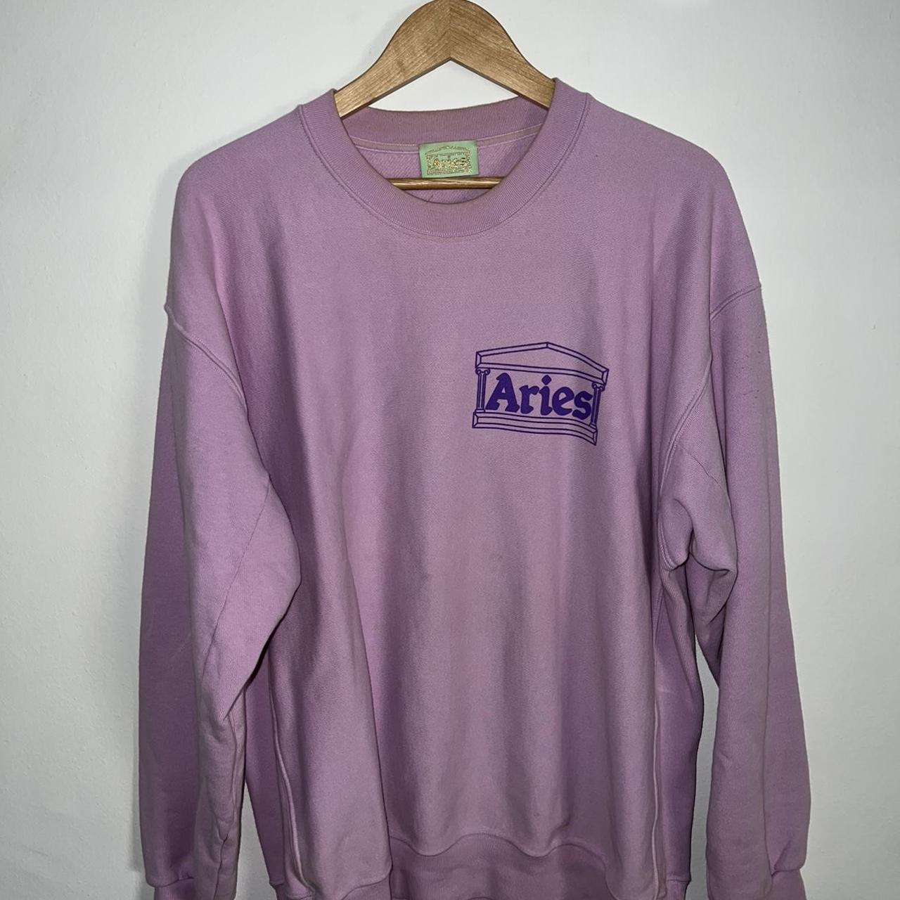 Aries Men's Purple Sweatshirt