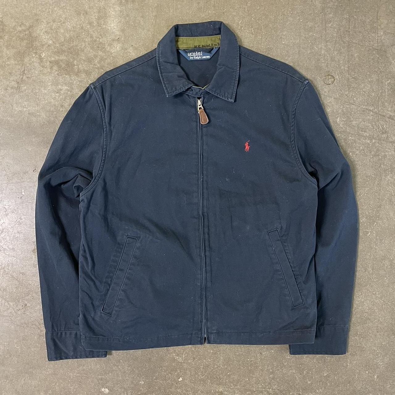 Polo Ralph Lauren Men's Navy Jacket Depop