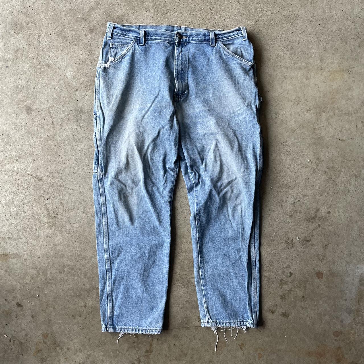 Dickies Men's Blue Trousers | Depop