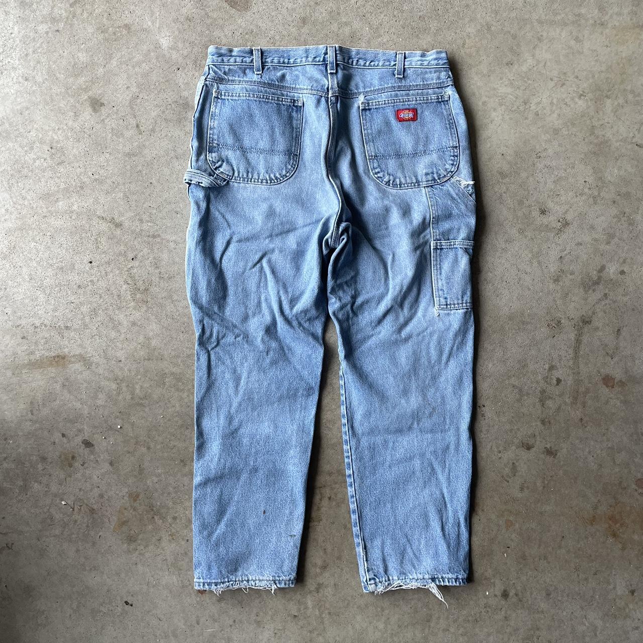 Dickies Men's Blue Trousers | Depop