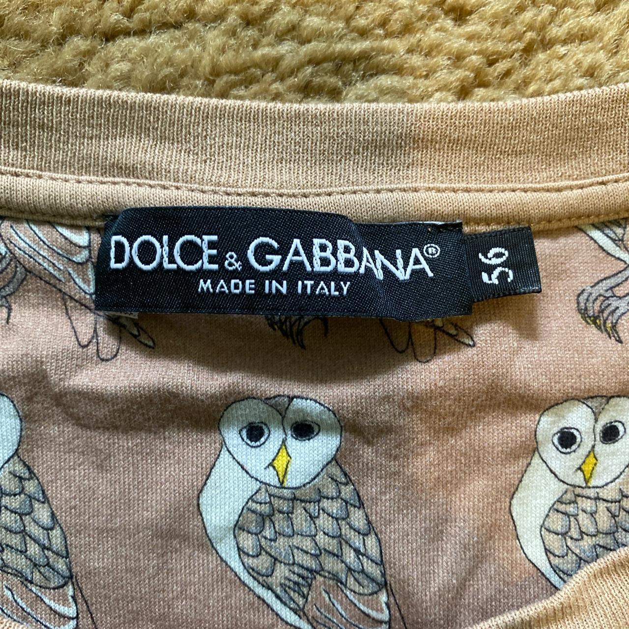 Dolce and Gabbana owl king shirt probably an ode to Depop