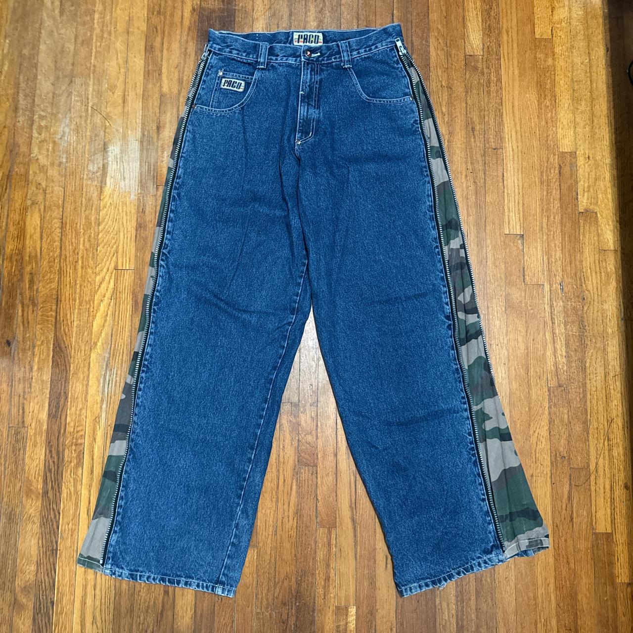 PACO Zipper Denim RARE Super sick side zippers with | Depop