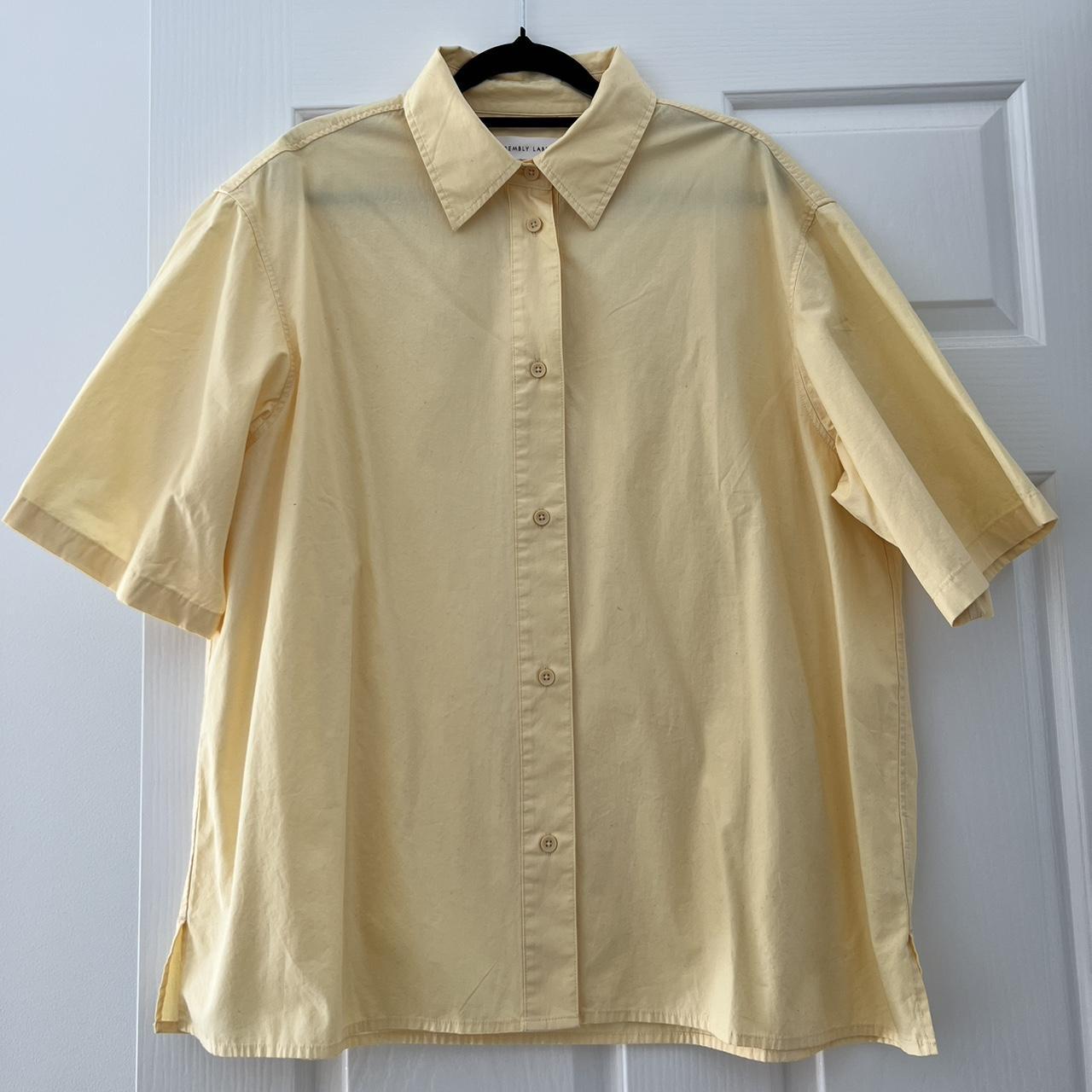 Assembly Label short sleeve shirt size 14 100%... - Depop