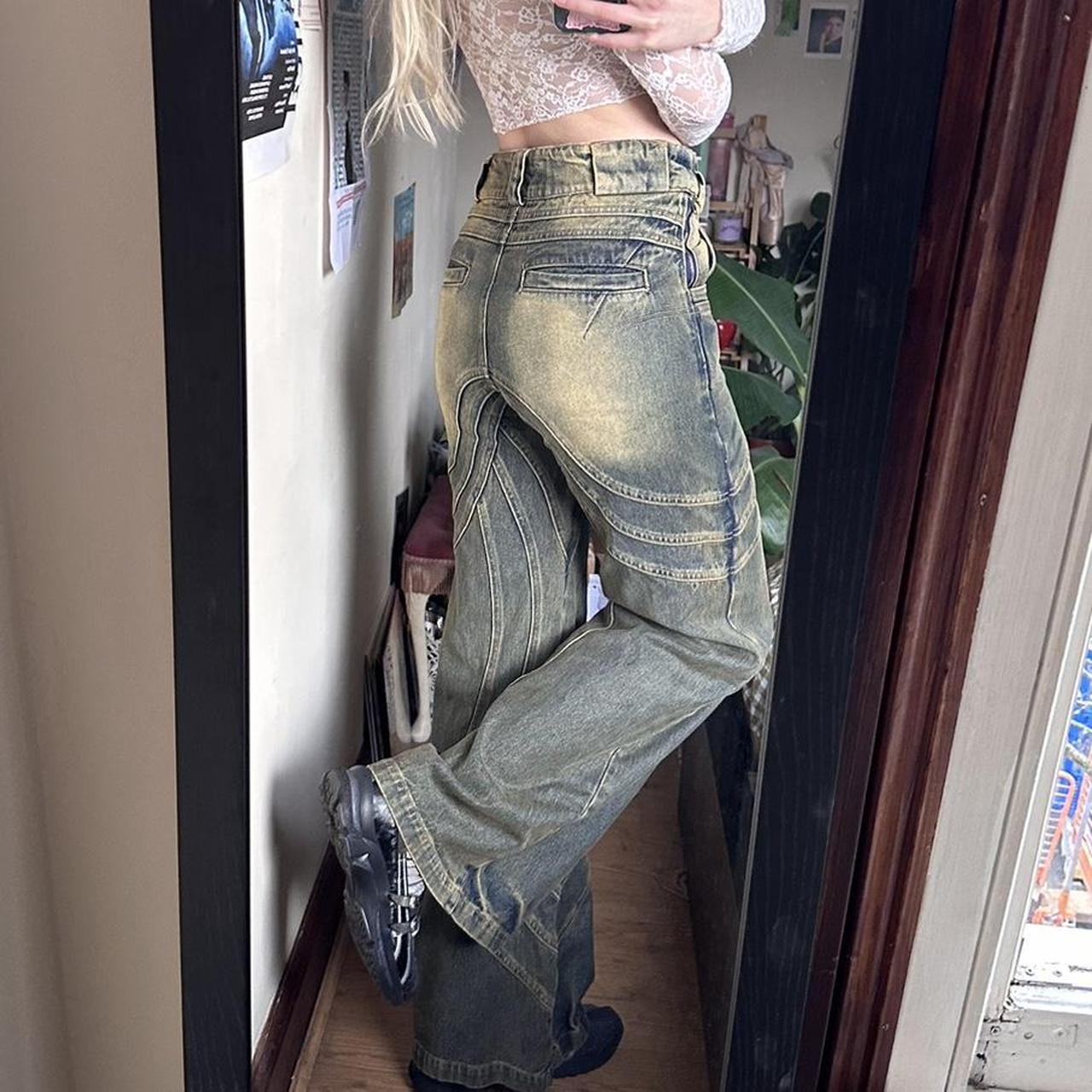 No Faith Studios heavy wave denim jeans !!! 🌀 mid | Depop