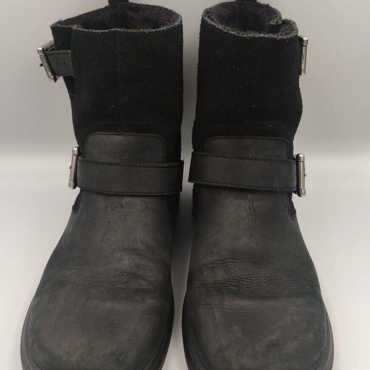 Dr Martens Gayle Fur Lined Black Leather Suede. Depop