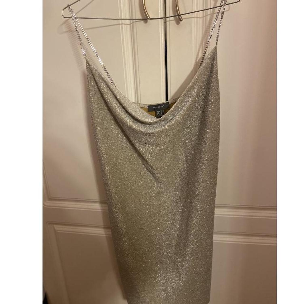 Primark silver dress sale