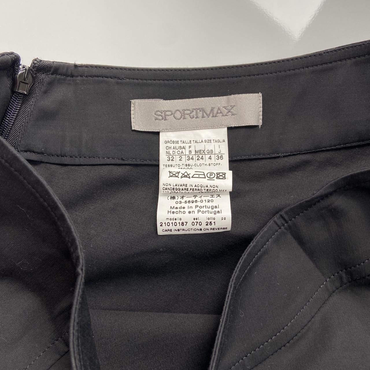 Sportmax Women's Black Skirt (4)