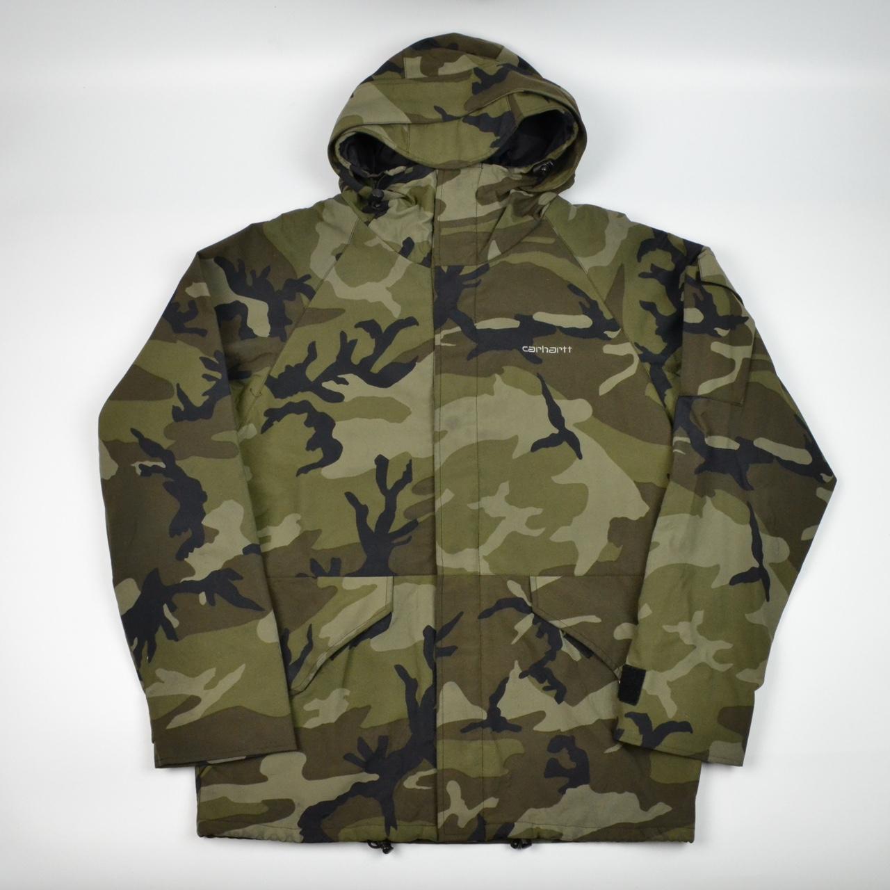 Carhartt camo waterproof outlet jacket