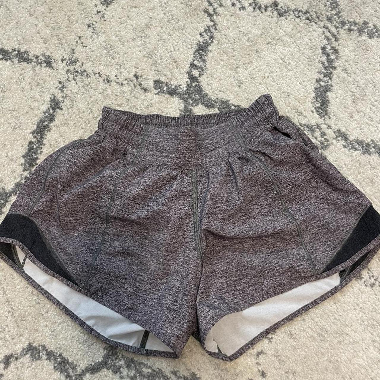 Size 2 4” Lululemon hotty hot shorts