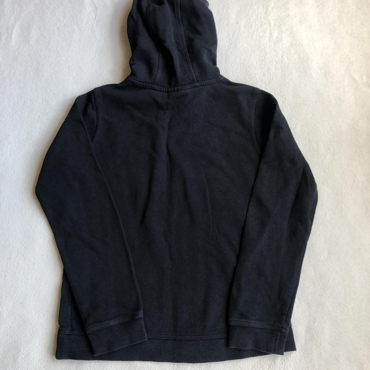 Nike black boys hoodie Approx 19 Inches pit to... - Depop