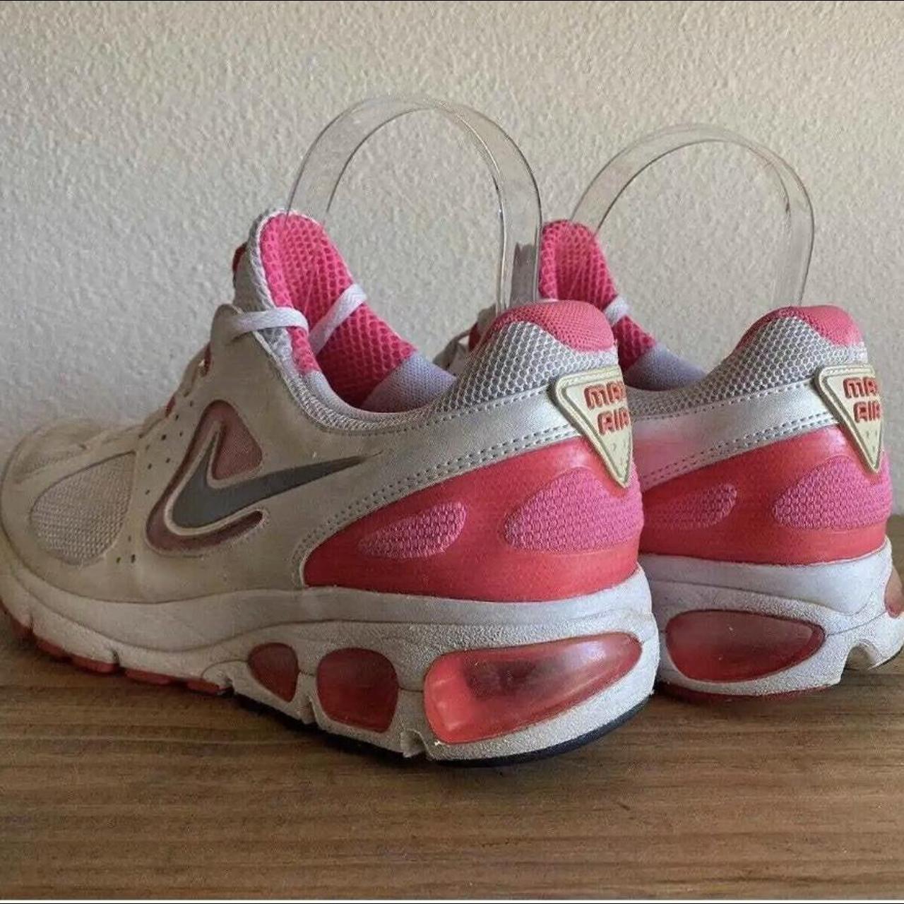 Nike Air Max 16 White Pink Womens Size... - Depop