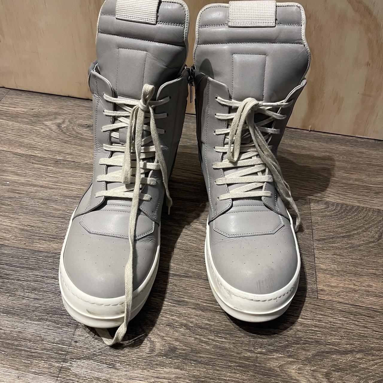 Rick Owens Men's Grey Trainers | Depop