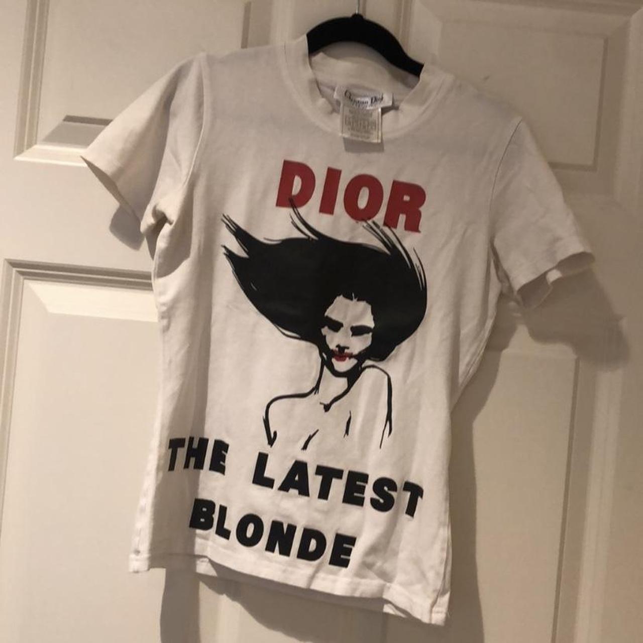 John Galliano for Dior Y2K the latest blonde graphic | Depop