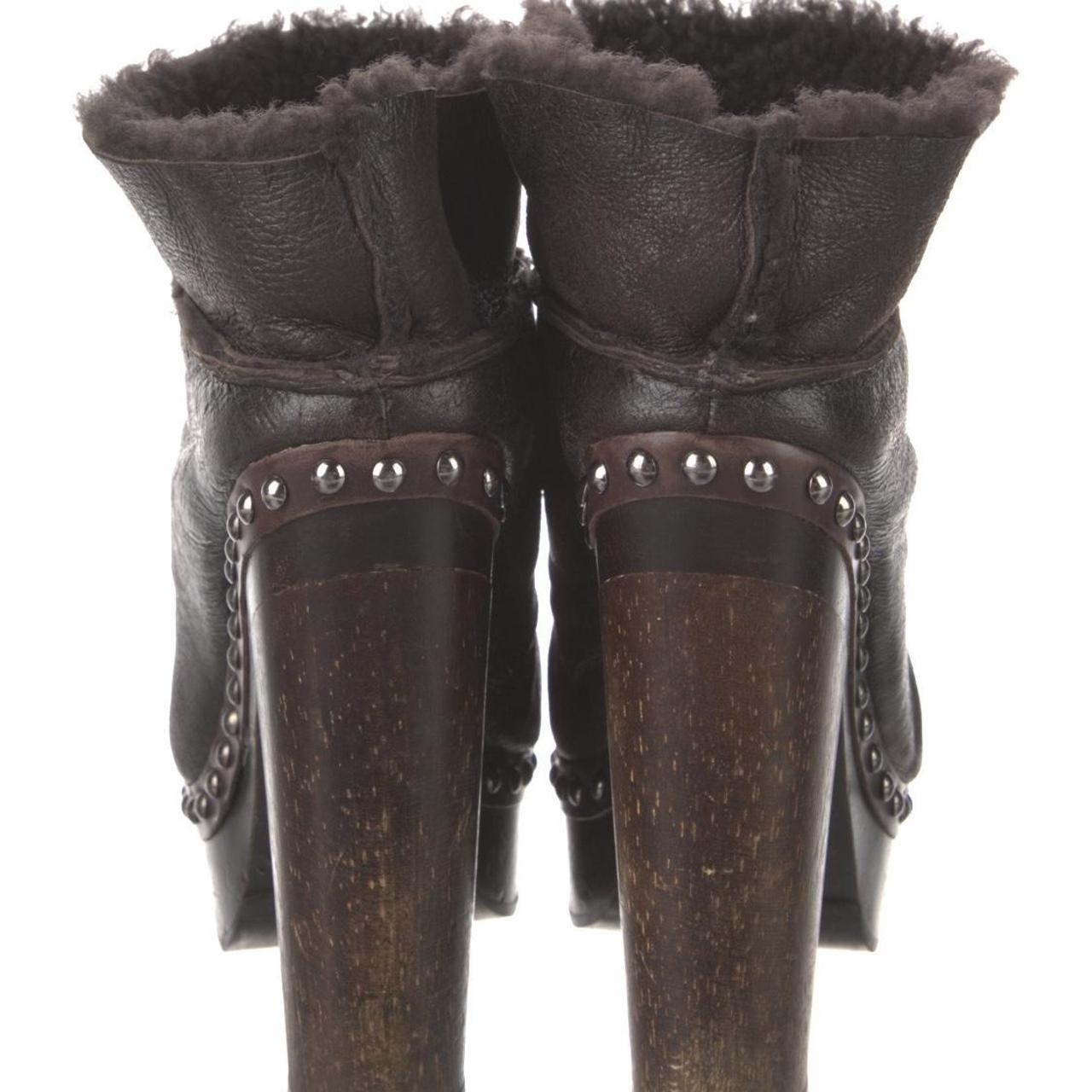 Miu miu discount shearling clog