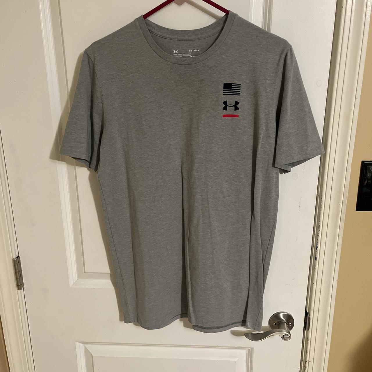 Grey under armour usa shirt size small no flaws depop