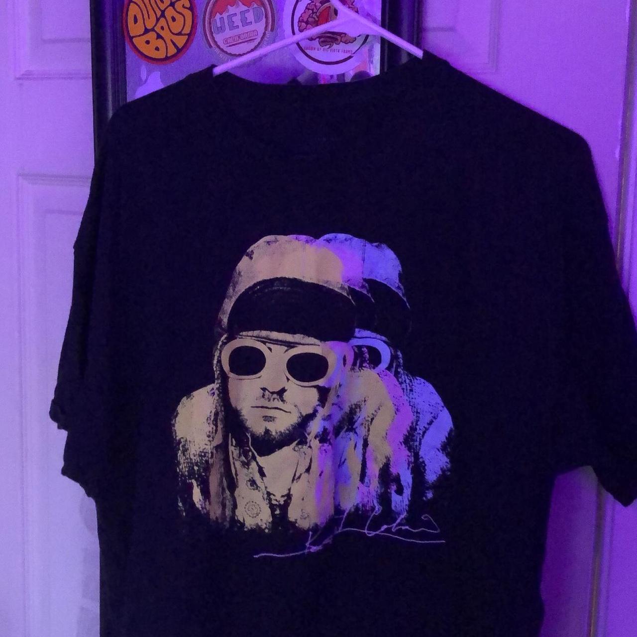 Nirvana Kurt Cobain T-Shirt XL Great... - Depop