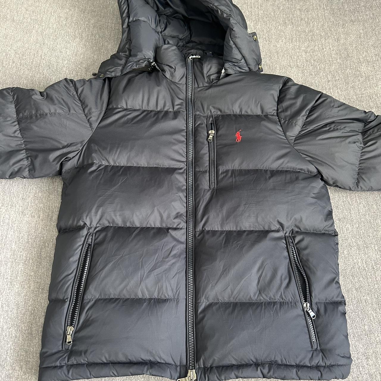 Ralph Lauren Navy blue puffer coat RRP £400 Brand... - Depop