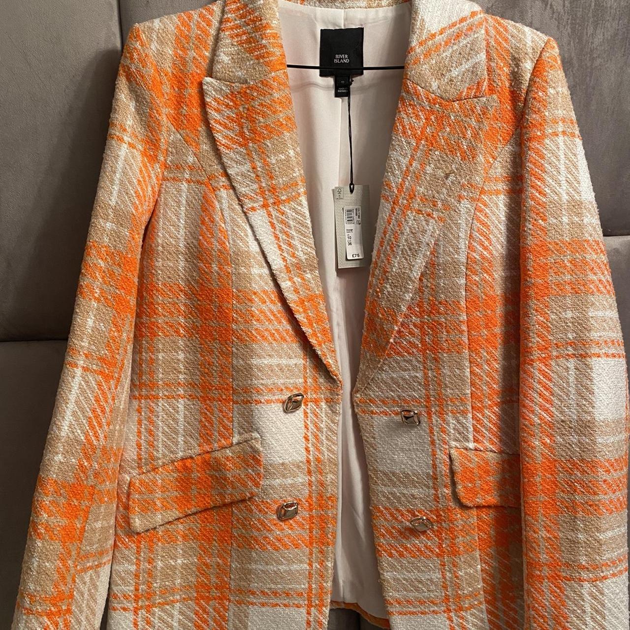 Frill Jacket River Island Purple Boucle Coat River Island Floral