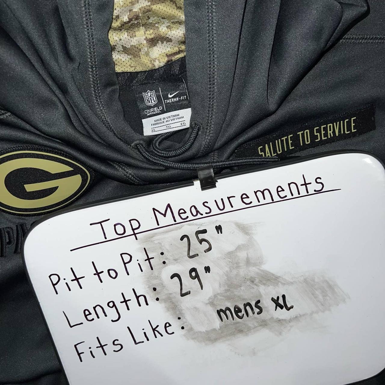 Green Bay Packers Black Salute To Service hoodie - Depop