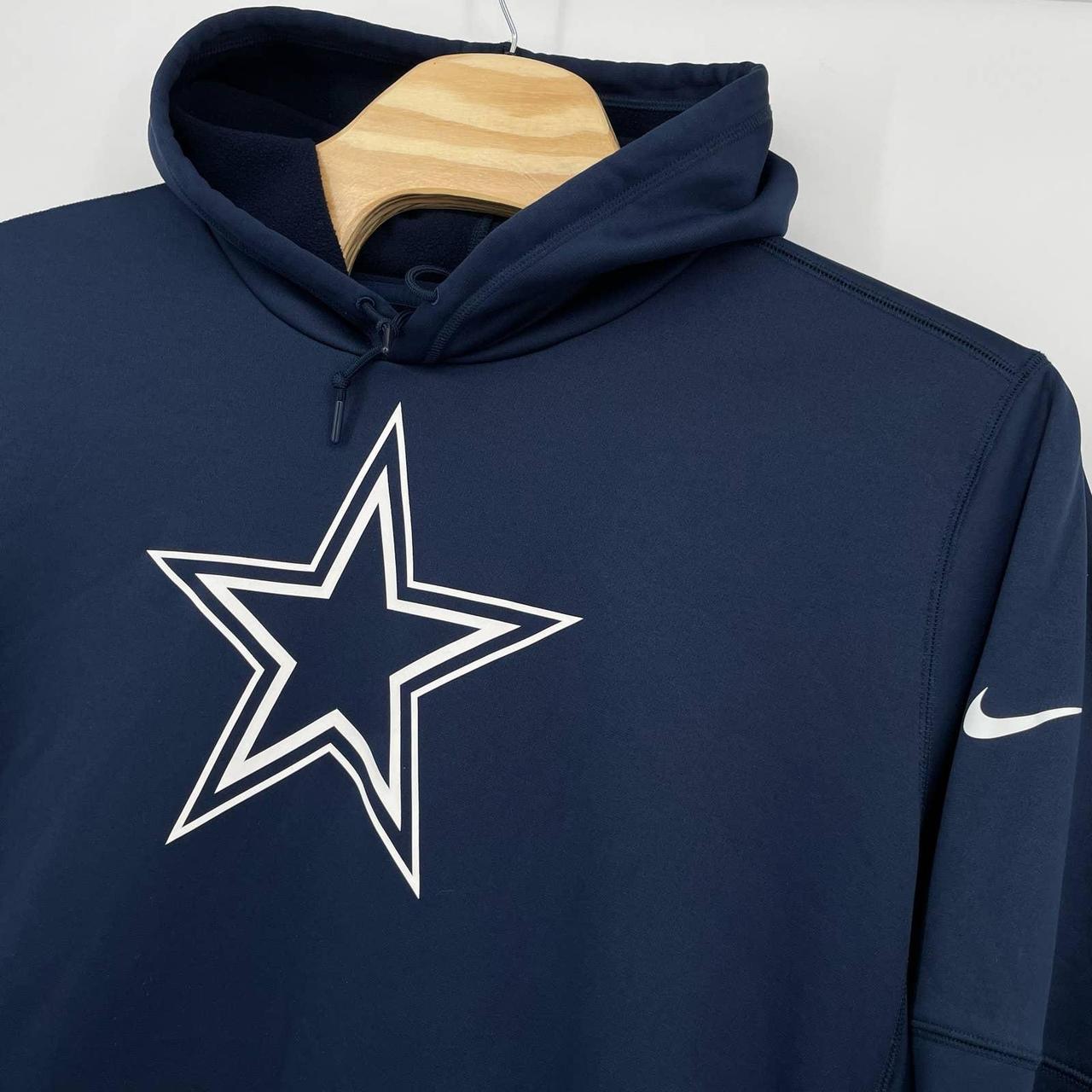 Nike, Shirts, Dallas Cowboys Nfl Nike Warp Logo Hoodie Sweatshirt  Pullover Mens 3xl Nkaq4s