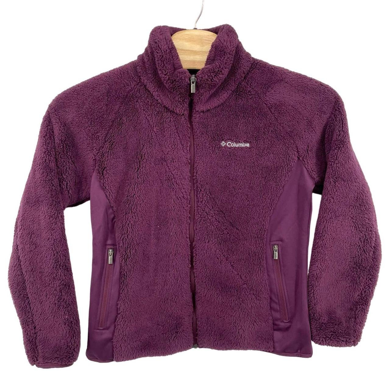 Columbia fuzzy hotsell fleece jacket