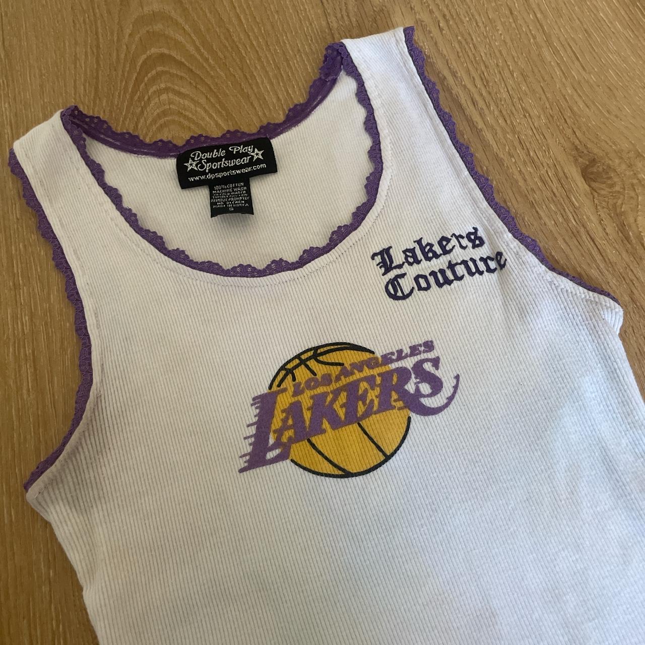 Los Angeles LA Lakers Basketball Warm Up Champion - Depop