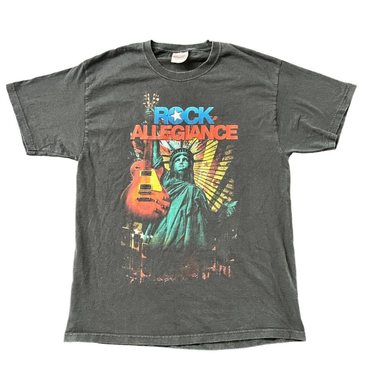 Rock Allegiance Tour 2011 Black Band T Shirt - Adult | Depop