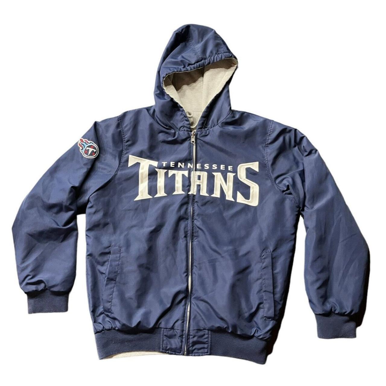 Tennessee Titans Size Medium NFL Zip Up Insulated - Depop