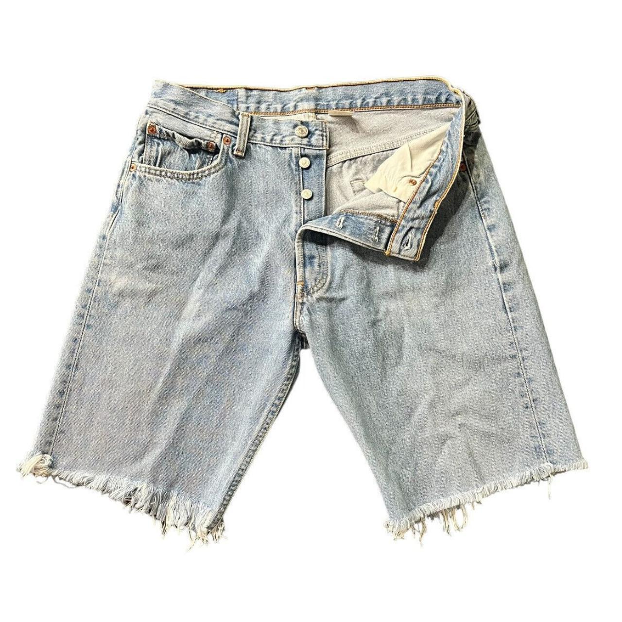 Levi's 501 best sale cutoff denim shorts