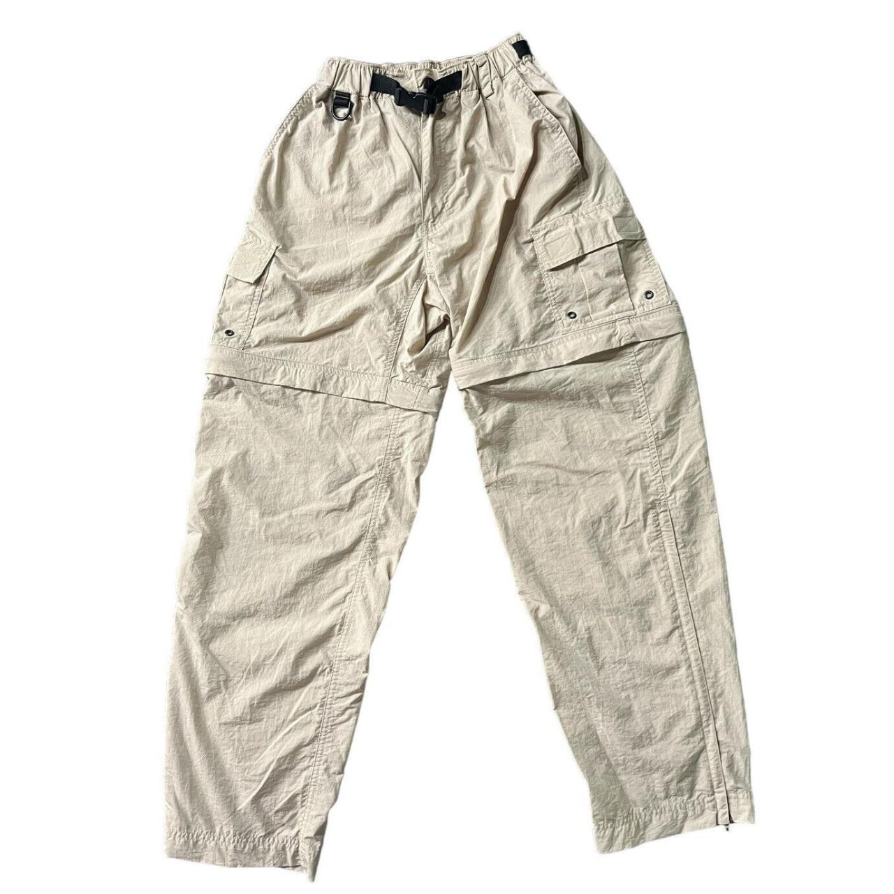 REI Womens Convertible Cargo Hiking Pants Size 4 Petite Beige UPF 50 Zip  Off  Inox Wind