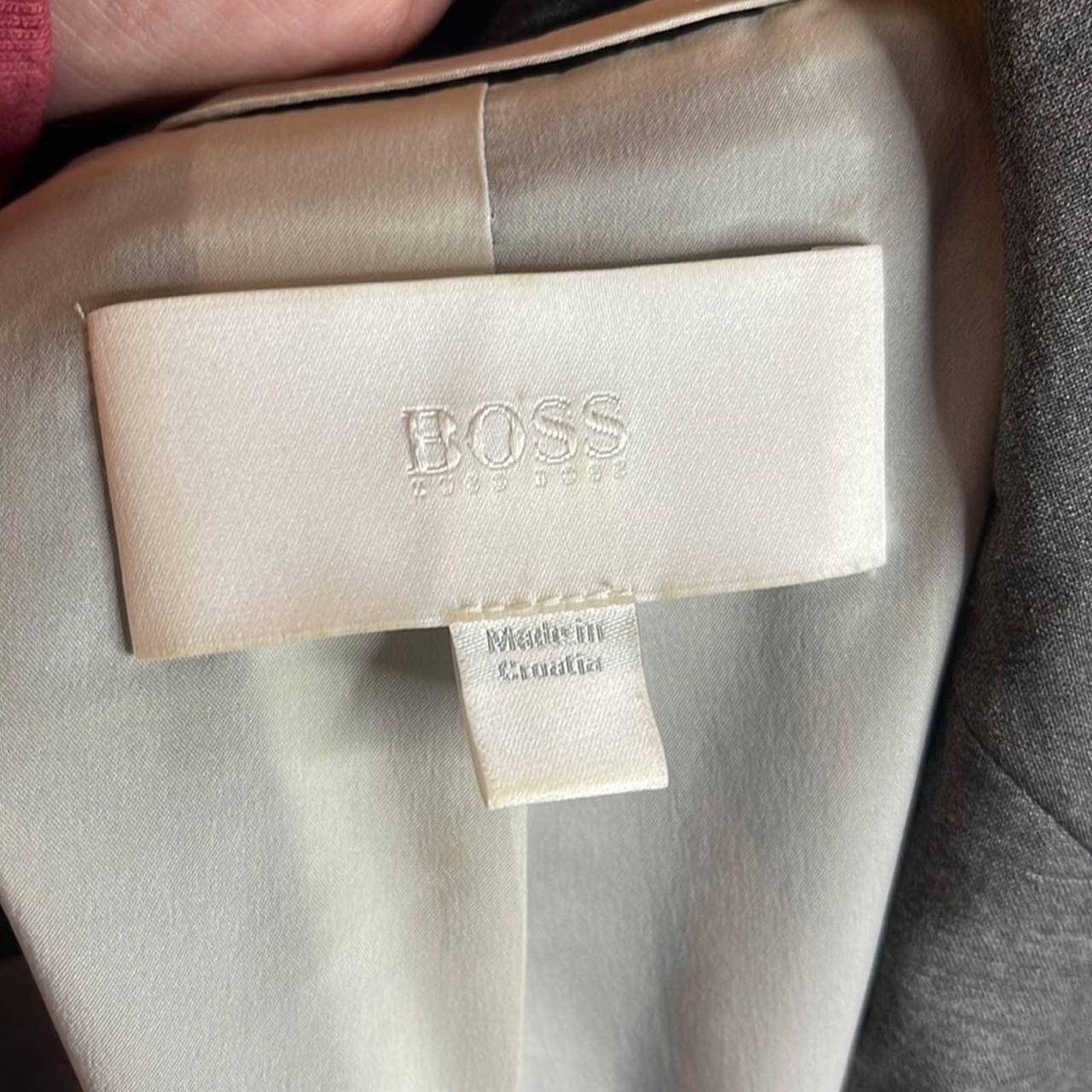 Boss Hugo Boss Gray Skirt and Blazer Set Women’s... - Depop